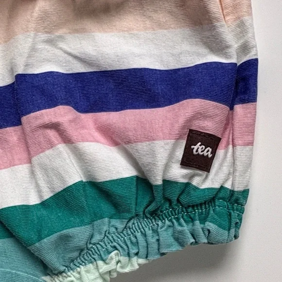 Tea Collection 0-3 Month Striped Bubble Romper - Picture 3 of 4